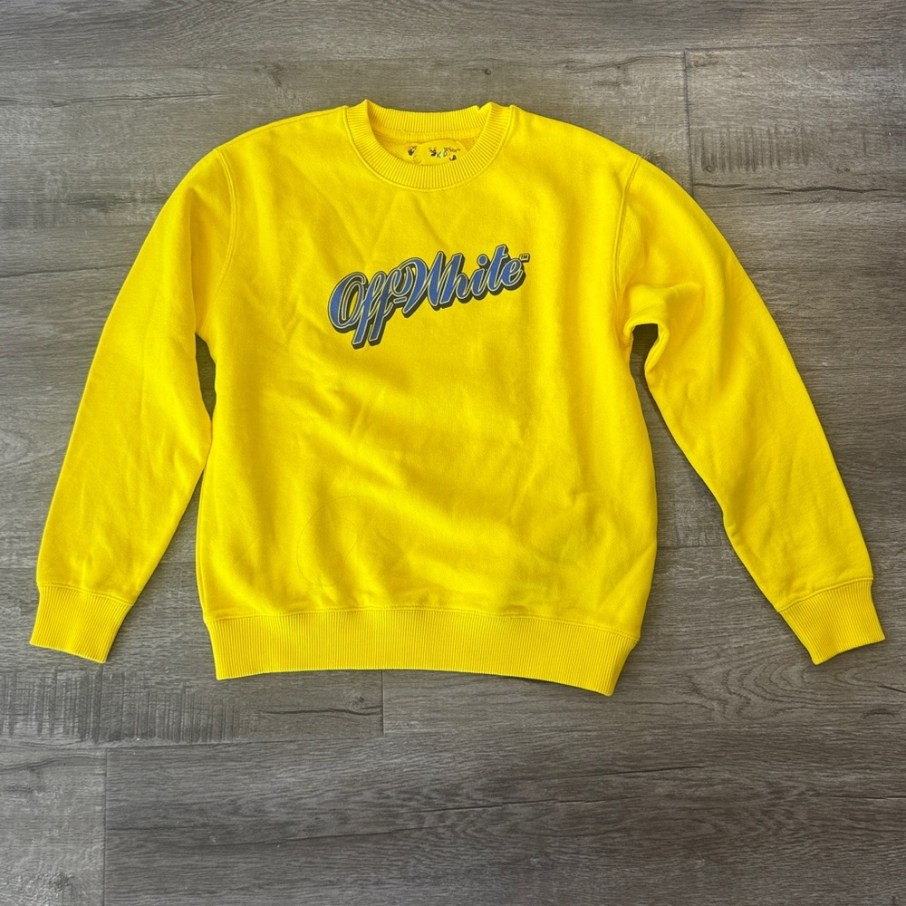 Off-White Vibrant Yellow Crewneck